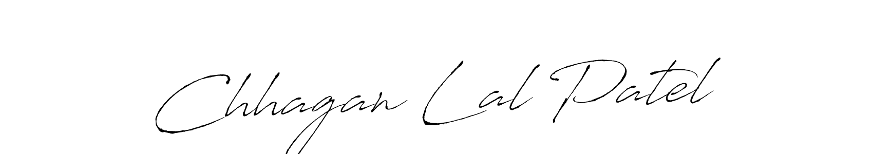 Create a beautiful signature design for name Chhagan Lal Patel. With this signature (Antro_Vectra) fonts, you can make a handwritten signature for free. Chhagan Lal Patel signature style 6 images and pictures png