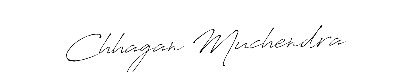 Make a beautiful signature design for name Chhagan Muchendra. With this signature (Antro_Vectra) style, you can create a handwritten signature for free. Chhagan Muchendra signature style 6 images and pictures png