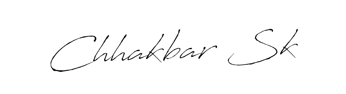 Make a beautiful signature design for name Chhakbar Sk. With this signature (Antro_Vectra) style, you can create a handwritten signature for free. Chhakbar Sk signature style 6 images and pictures png