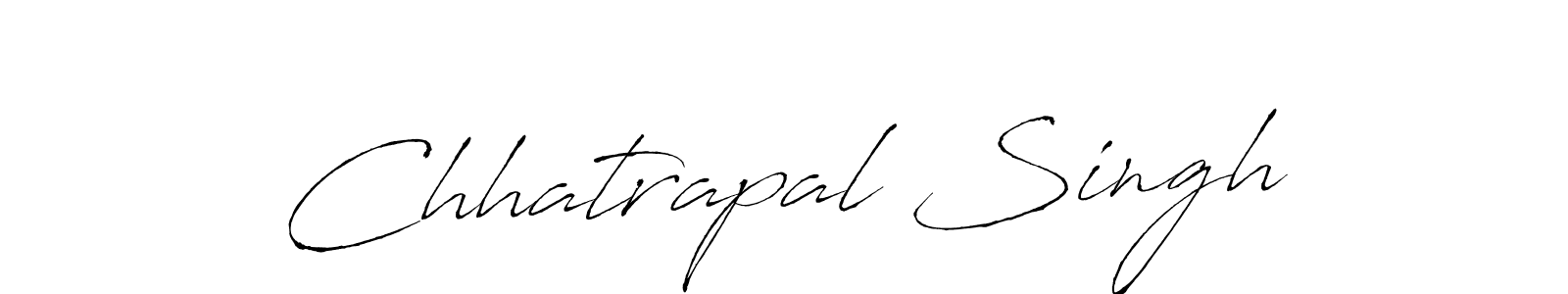 How to make Chhatrapal Singh name signature. Use Antro_Vectra style for creating short signs online. This is the latest handwritten sign. Chhatrapal Singh signature style 6 images and pictures png