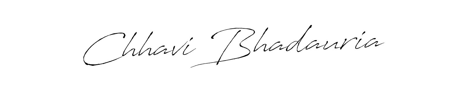 It looks lik you need a new signature style for name Chhavi Bhadauria. Design unique handwritten (Antro_Vectra) signature with our free signature maker in just a few clicks. Chhavi Bhadauria signature style 6 images and pictures png