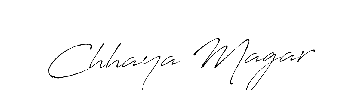 Antro_Vectra is a professional signature style that is perfect for those who want to add a touch of class to their signature. It is also a great choice for those who want to make their signature more unique. Get Chhaya Magar name to fancy signature for free. Chhaya Magar signature style 6 images and pictures png