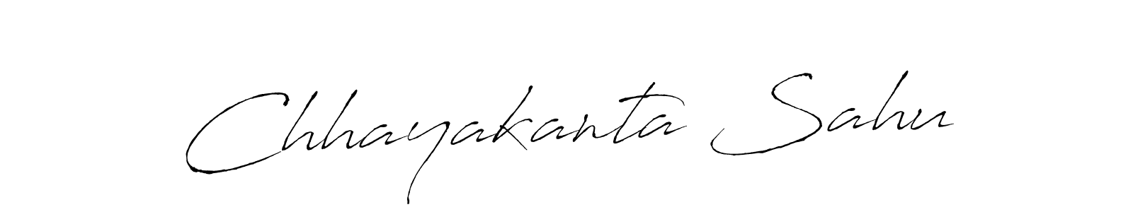 Design your own signature with our free online signature maker. With this signature software, you can create a handwritten (Antro_Vectra) signature for name Chhayakanta Sahu. Chhayakanta Sahu signature style 6 images and pictures png