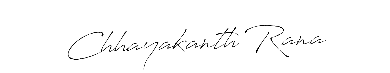 Design your own signature with our free online signature maker. With this signature software, you can create a handwritten (Antro_Vectra) signature for name Chhayakanth Rana. Chhayakanth Rana signature style 6 images and pictures png