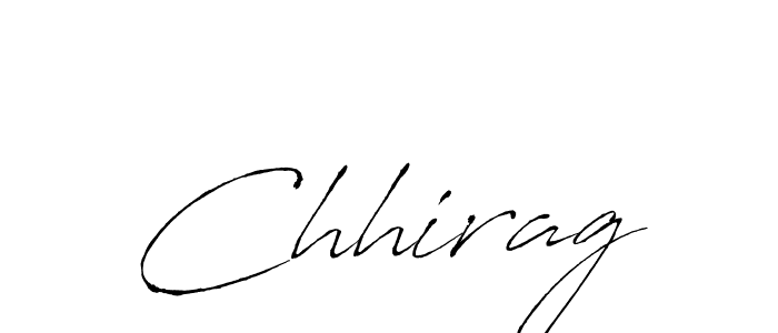 Create a beautiful signature design for name Chhirag. With this signature (Antro_Vectra) fonts, you can make a handwritten signature for free. Chhirag signature style 6 images and pictures png