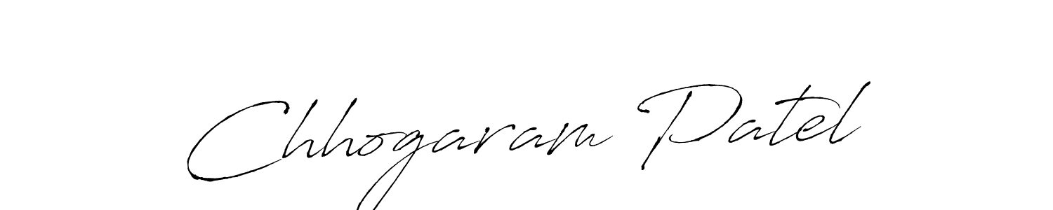 You should practise on your own different ways (Antro_Vectra) to write your name (Chhogaram Patel) in signature. don't let someone else do it for you. Chhogaram Patel signature style 6 images and pictures png