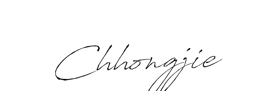 You should practise on your own different ways (Antro_Vectra) to write your name (Chhongjie) in signature. don't let someone else do it for you. Chhongjie signature style 6 images and pictures png