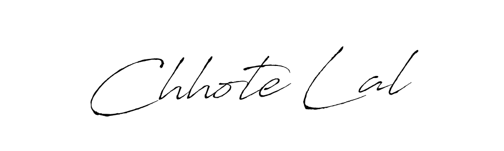 Make a beautiful signature design for name Chhote Lal. With this signature (Antro_Vectra) style, you can create a handwritten signature for free. Chhote Lal signature style 6 images and pictures png