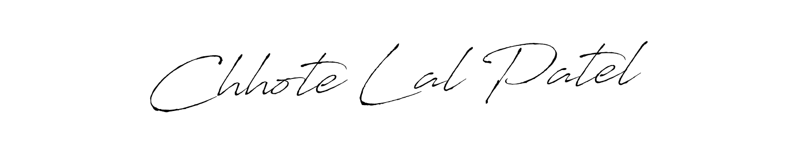 Chhote Lal Patel stylish signature style. Best Handwritten Sign (Antro_Vectra) for my name. Handwritten Signature Collection Ideas for my name Chhote Lal Patel. Chhote Lal Patel signature style 6 images and pictures png