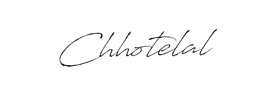 Use a signature maker to create a handwritten signature online. With this signature software, you can design (Antro_Vectra) your own signature for name Chhotelal. Chhotelal signature style 6 images and pictures png