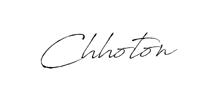 Create a beautiful signature design for name Chhoton. With this signature (Antro_Vectra) fonts, you can make a handwritten signature for free. Chhoton signature style 6 images and pictures png