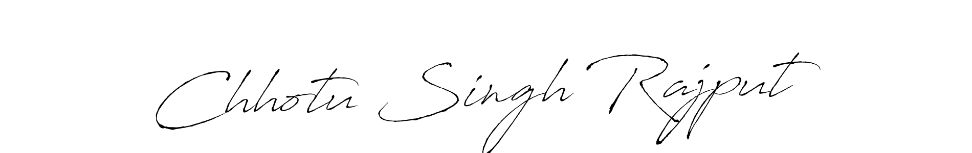 Create a beautiful signature design for name Chhotu Singh Rajput. With this signature (Antro_Vectra) fonts, you can make a handwritten signature for free. Chhotu Singh Rajput signature style 6 images and pictures png