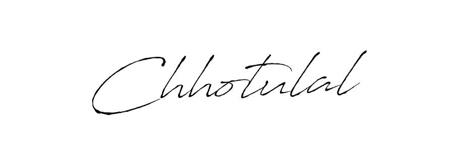 Make a beautiful signature design for name Chhotulal. With this signature (Antro_Vectra) style, you can create a handwritten signature for free. Chhotulal signature style 6 images and pictures png