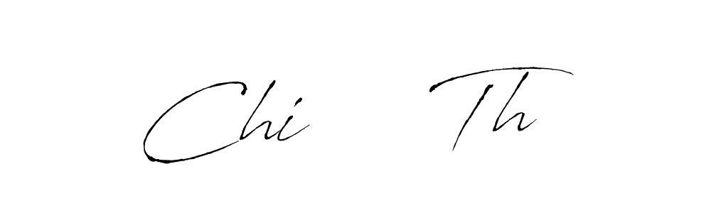 The best way (Antro_Vectra) to make a short signature is to pick only two or three words in your name. The name Chi     Th include a total of six letters. For converting this name. Chi     Th signature style 6 images and pictures png