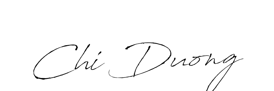 Chi Duong stylish signature style. Best Handwritten Sign (Antro_Vectra) for my name. Handwritten Signature Collection Ideas for my name Chi Duong. Chi Duong signature style 6 images and pictures png