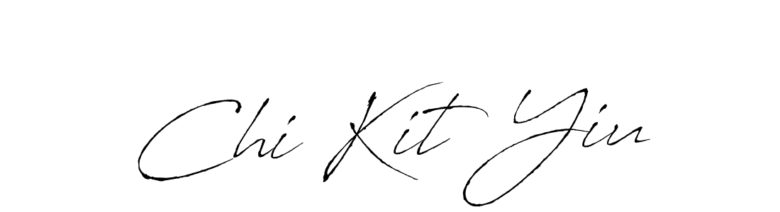 Make a beautiful signature design for name Chi Kit Yiu. With this signature (Antro_Vectra) style, you can create a handwritten signature for free. Chi Kit Yiu signature style 6 images and pictures png