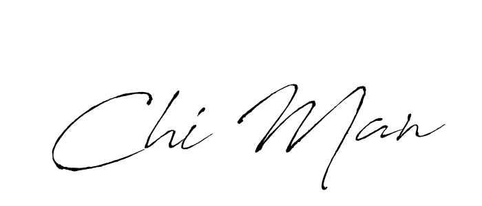 How to make Chi Man signature? Antro_Vectra is a professional autograph style. Create handwritten signature for Chi Man name. Chi Man signature style 6 images and pictures png