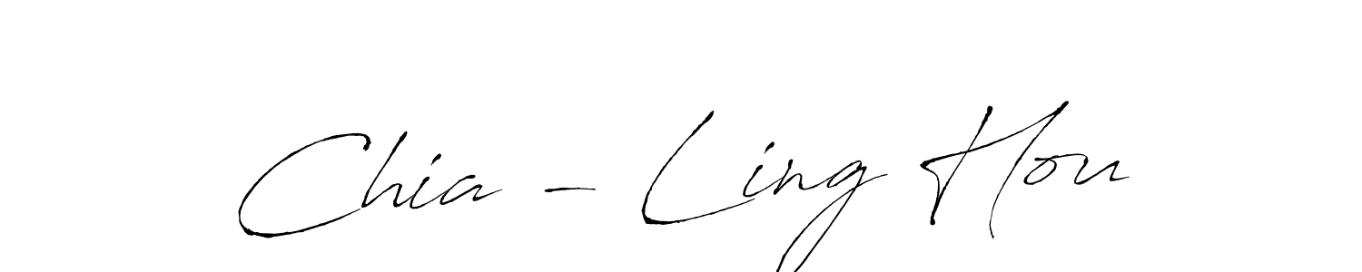 The best way (Antro_Vectra) to make a short signature is to pick only two or three words in your name. The name Chia - Ling Hou include a total of six letters. For converting this name. Chia - Ling Hou signature style 6 images and pictures png