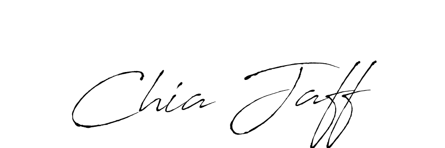 Make a beautiful signature design for name Chia Jaff. With this signature (Antro_Vectra) style, you can create a handwritten signature for free. Chia Jaff signature style 6 images and pictures png