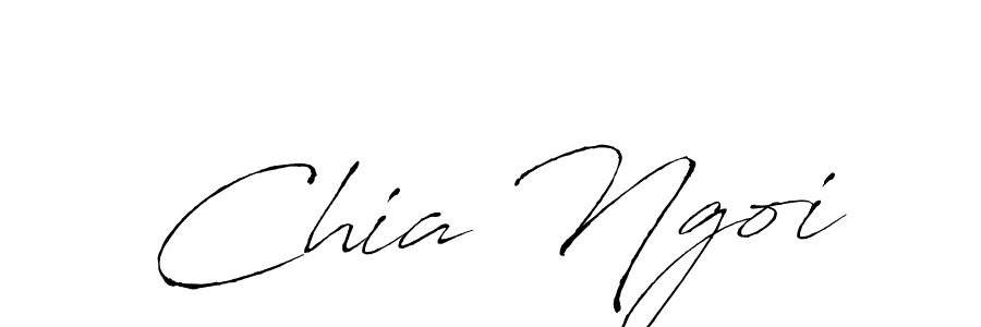 Chia Ngoi stylish signature style. Best Handwritten Sign (Antro_Vectra) for my name. Handwritten Signature Collection Ideas for my name Chia Ngoi. Chia Ngoi signature style 6 images and pictures png