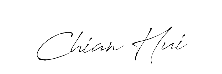 How to make Chian Hui signature? Antro_Vectra is a professional autograph style. Create handwritten signature for Chian Hui name. Chian Hui signature style 6 images and pictures png