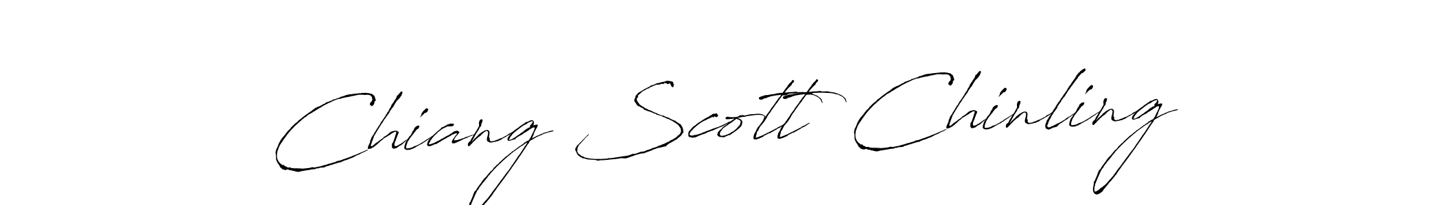 Create a beautiful signature design for name Chiang Scott Chinling. With this signature (Antro_Vectra) fonts, you can make a handwritten signature for free. Chiang Scott Chinling signature style 6 images and pictures png