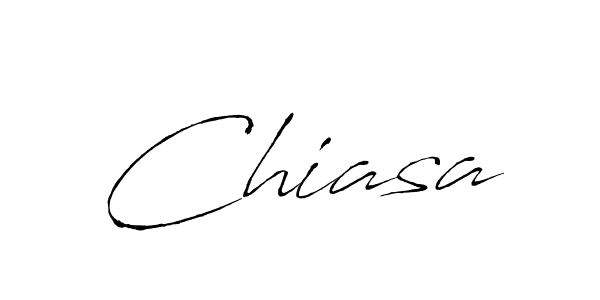 Use a signature maker to create a handwritten signature online. With this signature software, you can design (Antro_Vectra) your own signature for name Chiasa. Chiasa signature style 6 images and pictures png