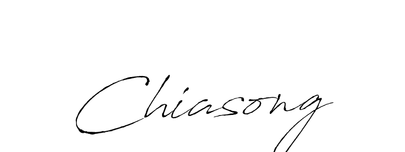 Design your own signature with our free online signature maker. With this signature software, you can create a handwritten (Antro_Vectra) signature for name Chiasong. Chiasong signature style 6 images and pictures png