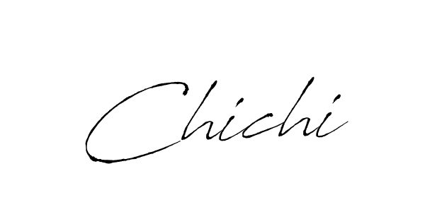 Use a signature maker to create a handwritten signature online. With this signature software, you can design (Antro_Vectra) your own signature for name Chichi. Chichi signature style 6 images and pictures png