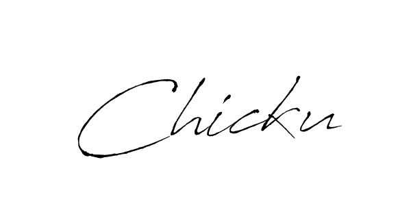 Create a beautiful signature design for name Chicku. With this signature (Antro_Vectra) fonts, you can make a handwritten signature for free. Chicku signature style 6 images and pictures png