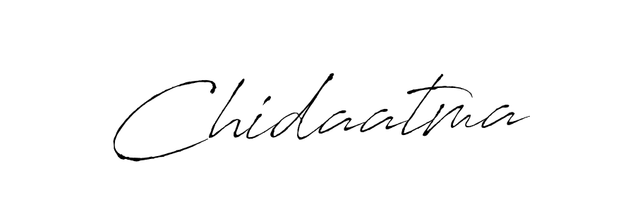 How to make Chidaatma signature? Antro_Vectra is a professional autograph style. Create handwritten signature for Chidaatma name. Chidaatma signature style 6 images and pictures png