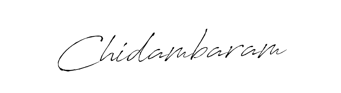 Create a beautiful signature design for name Chidambaram. With this signature (Antro_Vectra) fonts, you can make a handwritten signature for free. Chidambaram signature style 6 images and pictures png