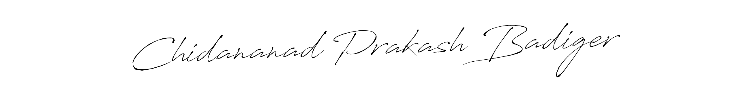 The best way (Antro_Vectra) to make a short signature is to pick only two or three words in your name. The name Chidananad Prakash Badiger include a total of six letters. For converting this name. Chidananad Prakash Badiger signature style 6 images and pictures png