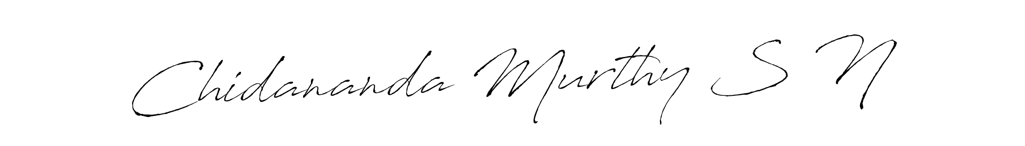 Chidananda Murthy S N stylish signature style. Best Handwritten Sign (Antro_Vectra) for my name. Handwritten Signature Collection Ideas for my name Chidananda Murthy S N. Chidananda Murthy S N signature style 6 images and pictures png