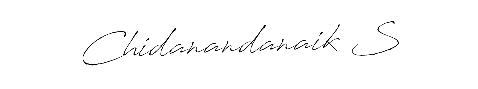 How to make Chidanandanaik S signature? Antro_Vectra is a professional autograph style. Create handwritten signature for Chidanandanaik S name. Chidanandanaik S signature style 6 images and pictures png