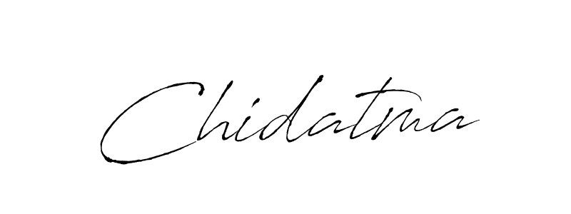 Make a beautiful signature design for name Chidatma. With this signature (Antro_Vectra) style, you can create a handwritten signature for free. Chidatma signature style 6 images and pictures png