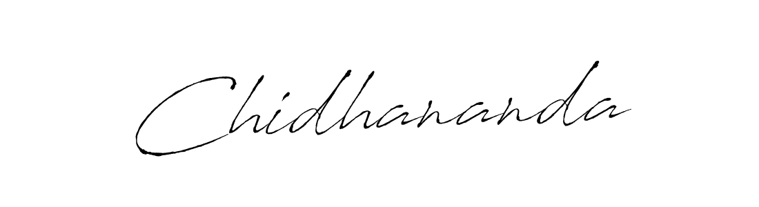 How to make Chidhananda name signature. Use Antro_Vectra style for creating short signs online. This is the latest handwritten sign. Chidhananda signature style 6 images and pictures png