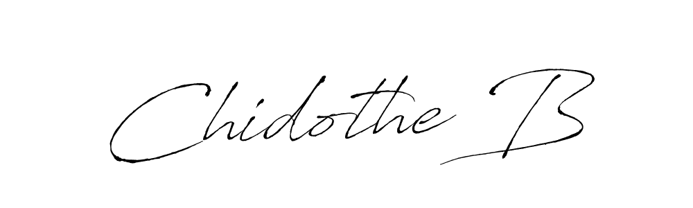 Use a signature maker to create a handwritten signature online. With this signature software, you can design (Antro_Vectra) your own signature for name Chidothe B. Chidothe B signature style 6 images and pictures png