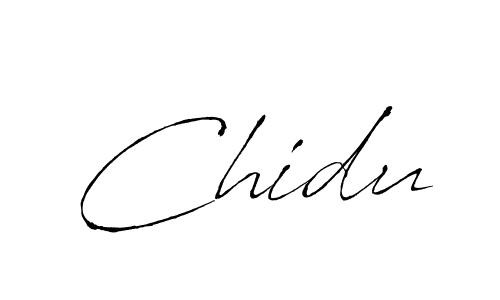 Create a beautiful signature design for name Chidu. With this signature (Antro_Vectra) fonts, you can make a handwritten signature for free. Chidu signature style 6 images and pictures png