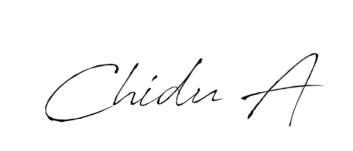 if you are searching for the best signature style for your name Chidu A. so please give up your signature search. here we have designed multiple signature styles  using Antro_Vectra. Chidu A signature style 6 images and pictures png