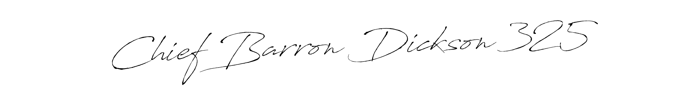 Once you've used our free online signature maker to create your best signature Antro_Vectra style, it's time to enjoy all of the benefits that Chief Barron Dickson 325 name signing documents. Chief Barron Dickson 325 signature style 6 images and pictures png