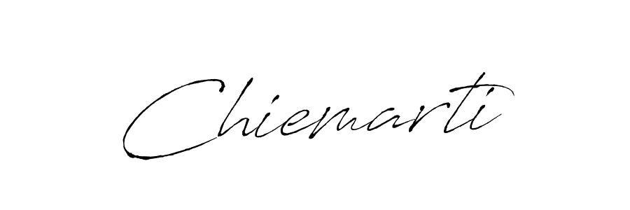 Chiemarti stylish signature style. Best Handwritten Sign (Antro_Vectra) for my name. Handwritten Signature Collection Ideas for my name Chiemarti. Chiemarti signature style 6 images and pictures png