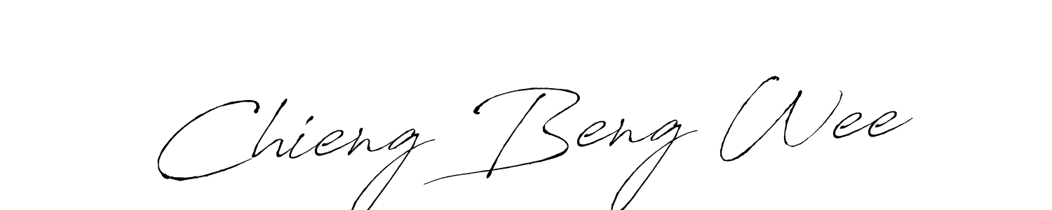 Design your own signature with our free online signature maker. With this signature software, you can create a handwritten (Antro_Vectra) signature for name Chieng Beng Wee. Chieng Beng Wee signature style 6 images and pictures png