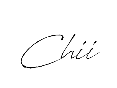 How to Draw Chii signature style? Antro_Vectra is a latest design signature styles for name Chii. Chii signature style 6 images and pictures png