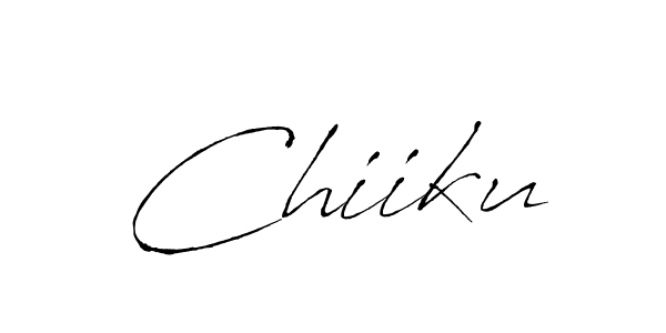How to make Chiiku signature? Antro_Vectra is a professional autograph style. Create handwritten signature for Chiiku name. Chiiku signature style 6 images and pictures png