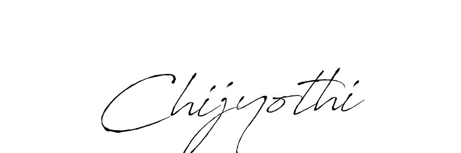 Make a beautiful signature design for name Chijyothi. With this signature (Antro_Vectra) style, you can create a handwritten signature for free. Chijyothi signature style 6 images and pictures png