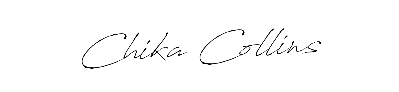 It looks lik you need a new signature style for name Chika Collins. Design unique handwritten (Antro_Vectra) signature with our free signature maker in just a few clicks. Chika Collins signature style 6 images and pictures png
