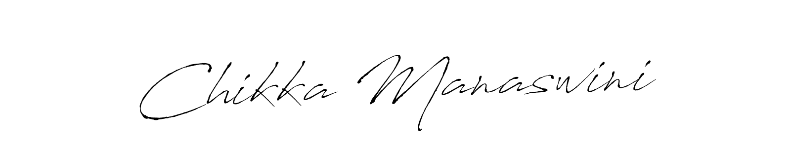 Make a beautiful signature design for name Chikka Manaswini. Use this online signature maker to create a handwritten signature for free. Chikka Manaswini signature style 6 images and pictures png