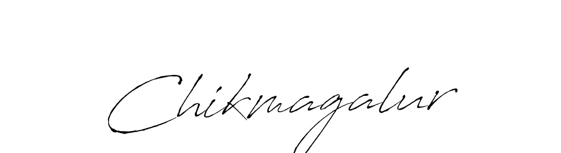 How to make Chikmagalur signature? Antro_Vectra is a professional autograph style. Create handwritten signature for Chikmagalur name. Chikmagalur signature style 6 images and pictures png