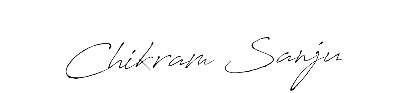 Use a signature maker to create a handwritten signature online. With this signature software, you can design (Antro_Vectra) your own signature for name Chikram Sanju. Chikram Sanju signature style 6 images and pictures png
